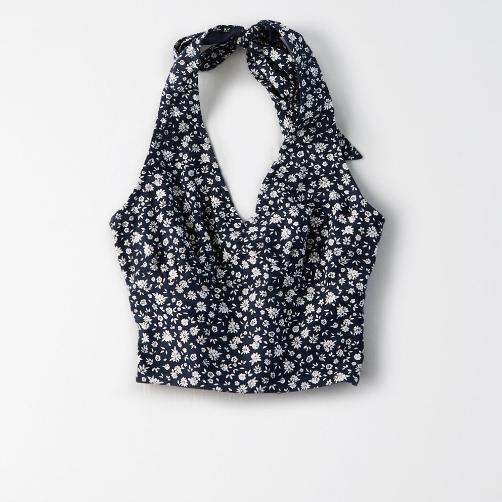 NWT American Eagle Tie Back Halter Top